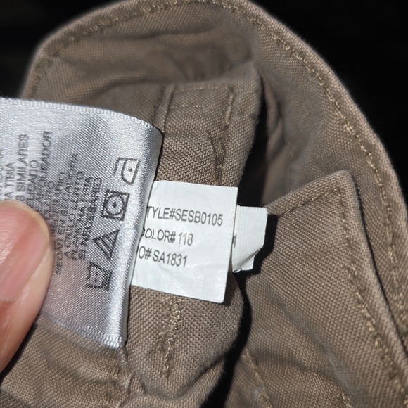 Savane Men's Dark Tan Cargo Utility 7"  Shorts Size 44 - Picture 9 of 9